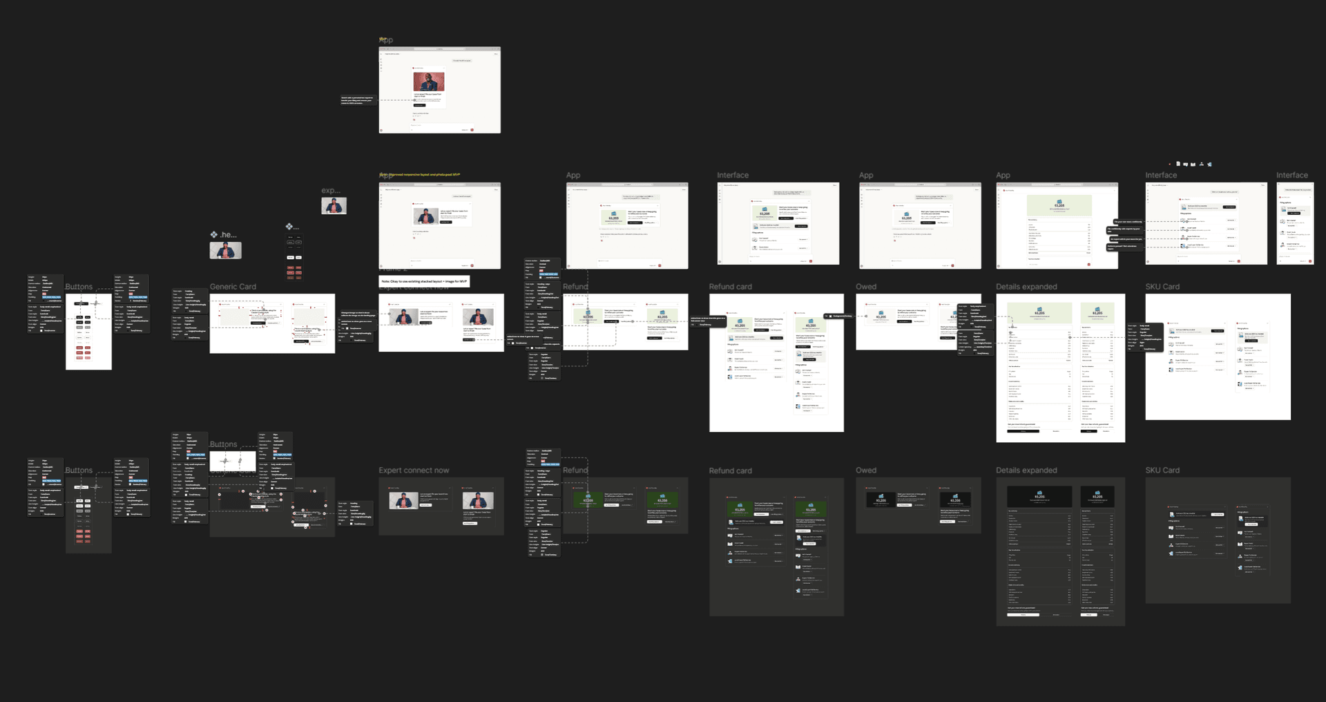 Full design delivery: component specifications and screen flows across both AI platforms