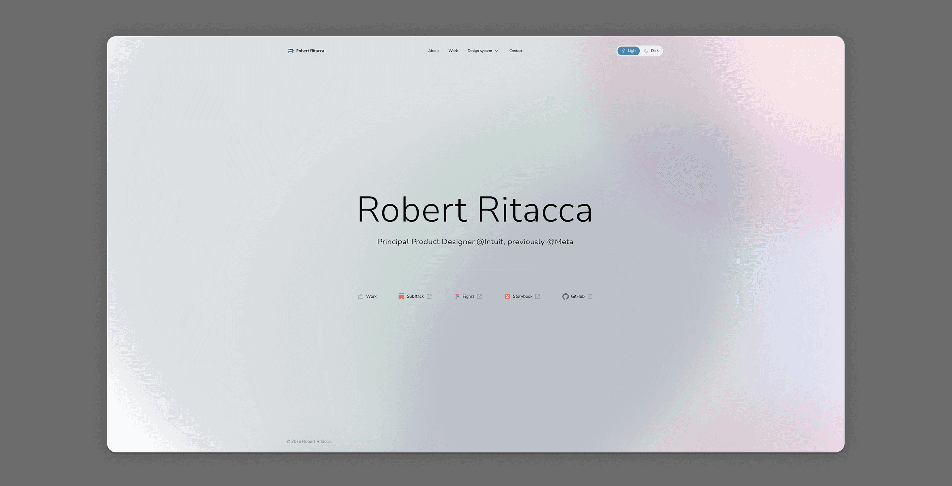 Building robr0 DS — a one-person design system, end to end cover
